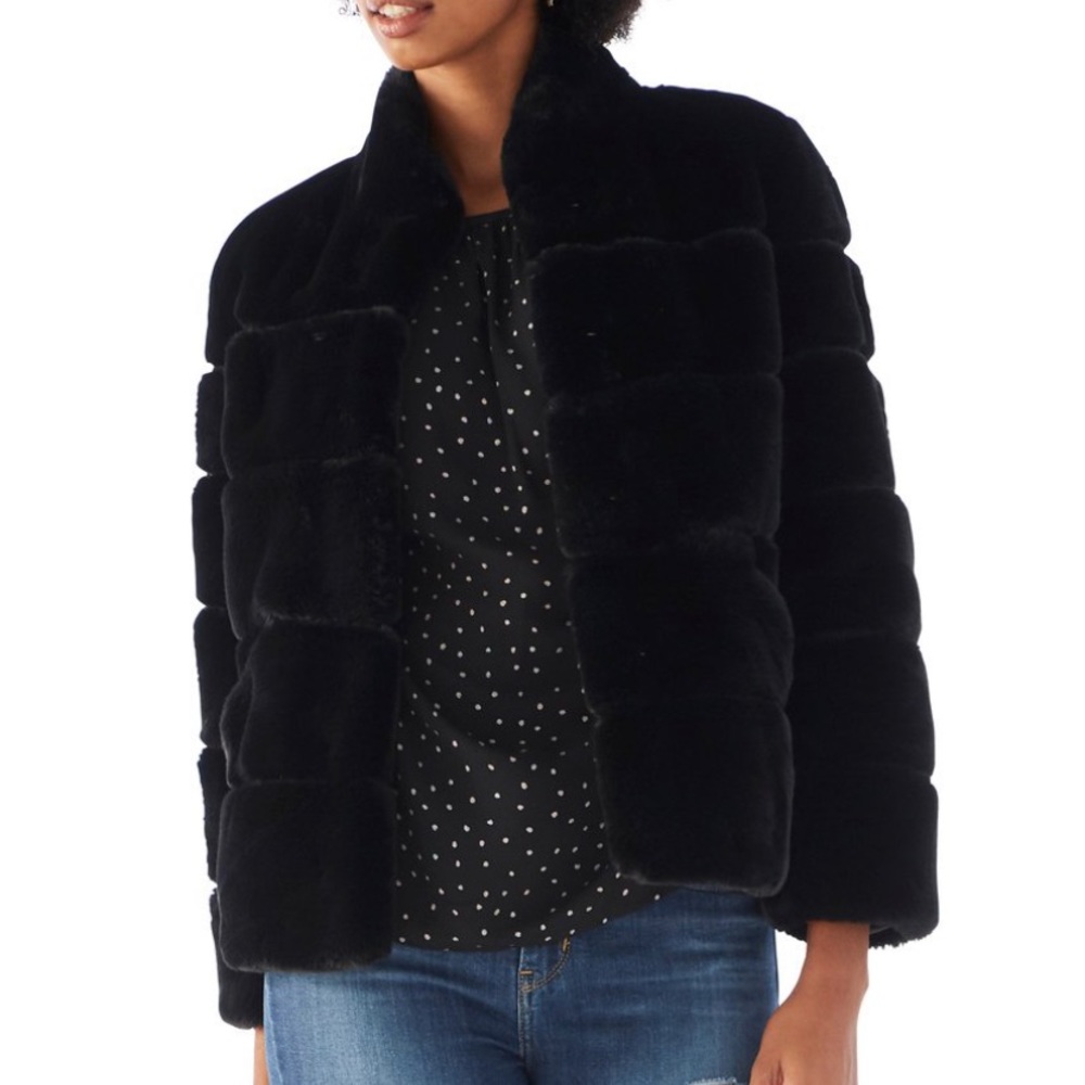 Brand New Faux Fur Jacket NWT